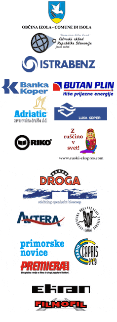 logotipi sponzorjev festivala isola cinema - kino otok